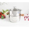 excellent qulity Sortie 😀 Casserole et Cuit Vapeur Inox Ø 20 cm Anses Olivier Biome Cristel 🧨 20
