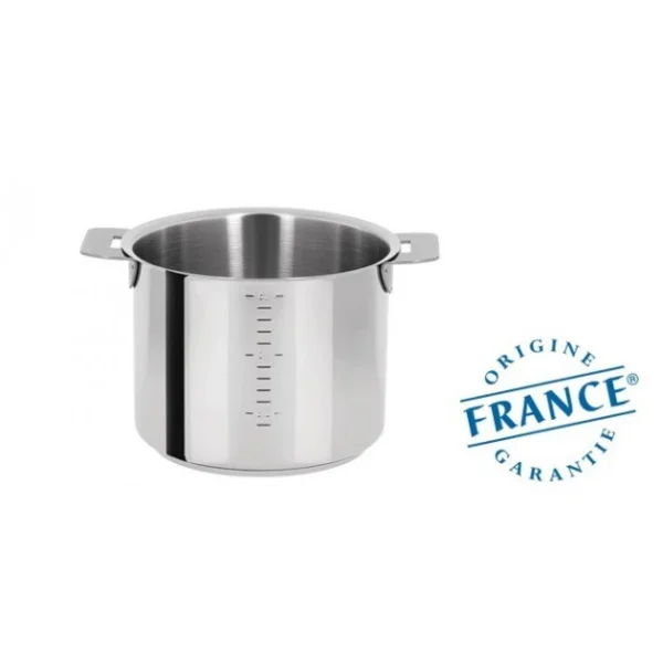 site soldes Casserole Haute Graduée Ø 14 Cm Mutine Manche Amovible Inox Cristel 1