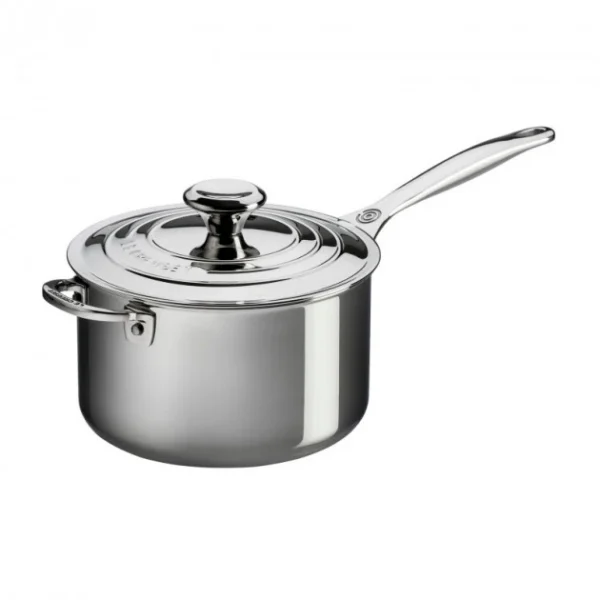 Casserole Inox Avec Couvercle 18 Cm Le Creuset Neuve avec étiquette 1