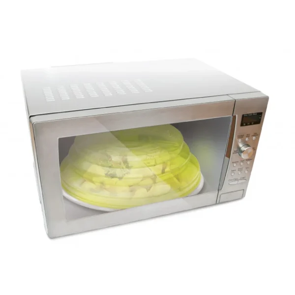 Cloche Micro-ondes Silicone Pliable Ø 25,5 Cm X H 8,5 Cm Ibili site en ligne 3