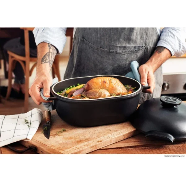 Cocotte En Céramique Ovale 4,5 L Ardoise Delight Emile Henry grand choix 7