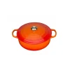 magasin Cocotte En Fonte Basse 30 Cm Volcanique Le Creuset Signature 17