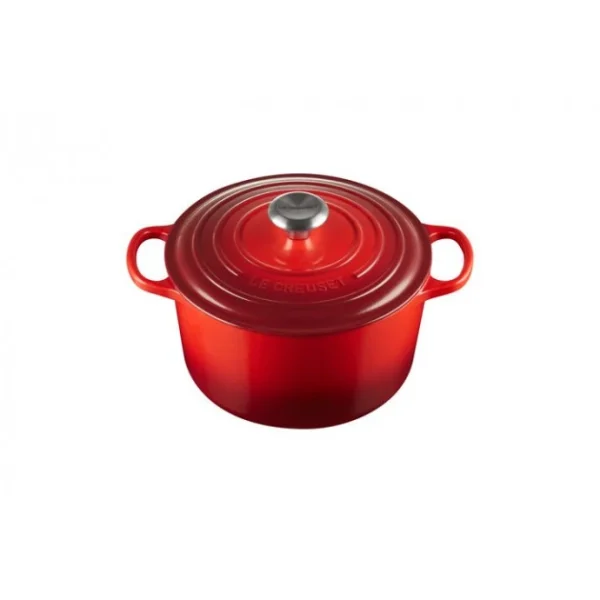 Cocotte En Fonte Haute 24 Cm Cerise Le Creuset pas cher marque 1
