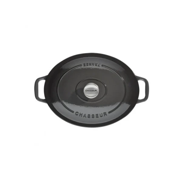 Satisfait ou Remboursé Cocotte En Fonte Ovale 27 Cm Caviar Chasseur 1