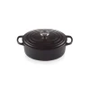 magasin solde Cocotte En Fonte Ovale 27 Cm Noir Mat Le Creuset Signature 19