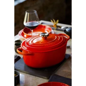 marque pas cher Cocotte En Fonte Ovale 27 Cm Volcanique Le Creuset Signature 16