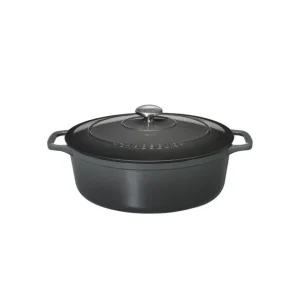 Cocotte En Fonte Ovale 29 Cm Caviar Chasseur en vente 9
