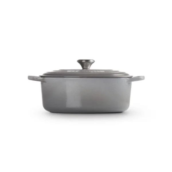 soldes pas cher Cocotte En Fonte Ovale 29 Cm Mist Grey Le Creuset Signature 3