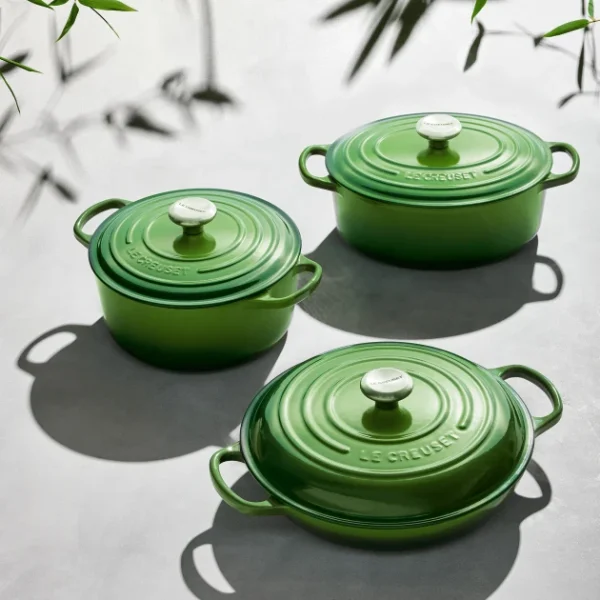 Livraison gratuite Cocotte En Fonte Ovale 31 Cm Bamboo Le Creuset Signature 6
