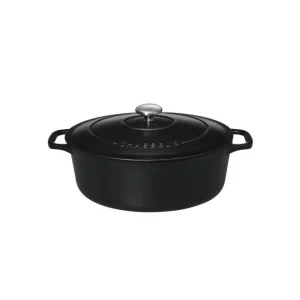 marques pas cher Cocotte En Fonte Ovale 31 Cm Noir Mat Chasseur 9