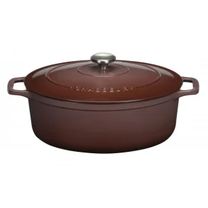 Cocotte En Fonte Ovale 33 Cm Bois De Rose Chasseur Top ventes 8