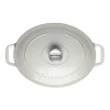 belle Cocotte En Fonte Ovale 33 Cm Macadamia Chasseur 19