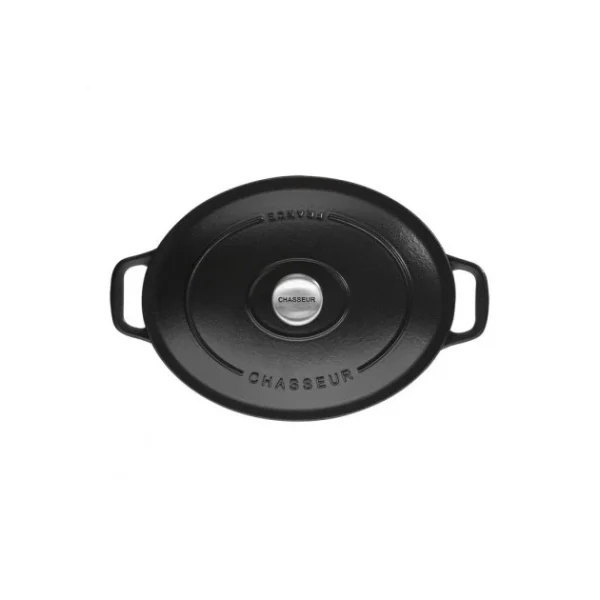 commentaire favorable Cocotte En Fonte Ovale 33 Cm Noir Mat Chasseur 1