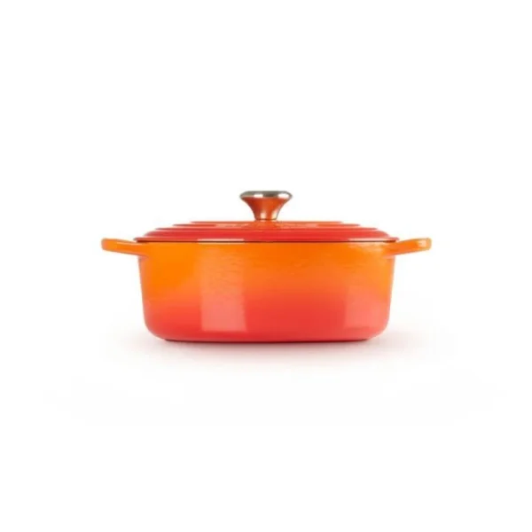 grande promotion Cocotte En Fonte Ovale 35 Cm Volcanique Le Creuset Signature 3