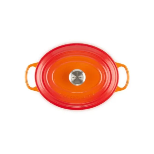 grande promotion Cocotte En Fonte Ovale 35 Cm Volcanique Le Creuset Signature 5