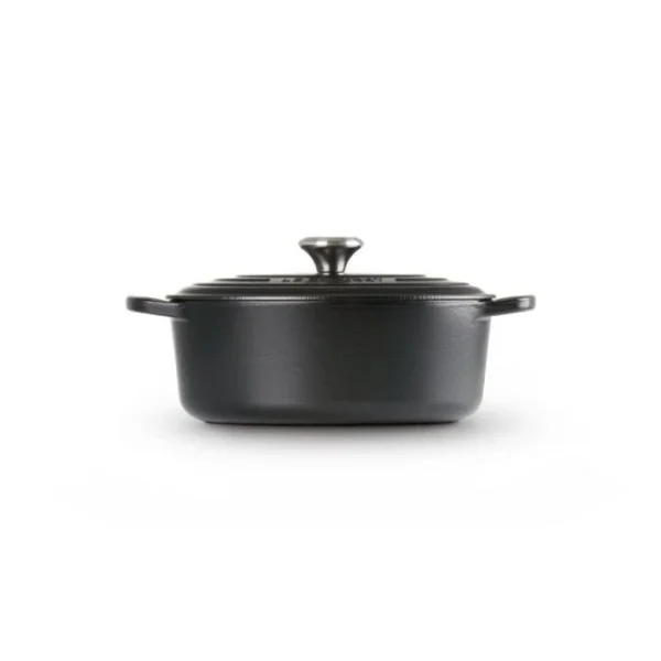 Cocotte En Fonte Ovale 40 Cm Noir Mat Le Creuset Signature magasin 3