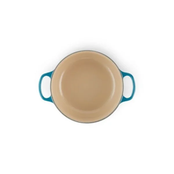 prix pas cher Cocotte En Fonte Ronde 20 Cm Deep Teal Le Creuset Signature 5