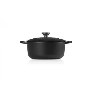 qualité supérieure Cocotte En Fonte Ronde 20 Cm Noir Mat Le Creuset Signature 10