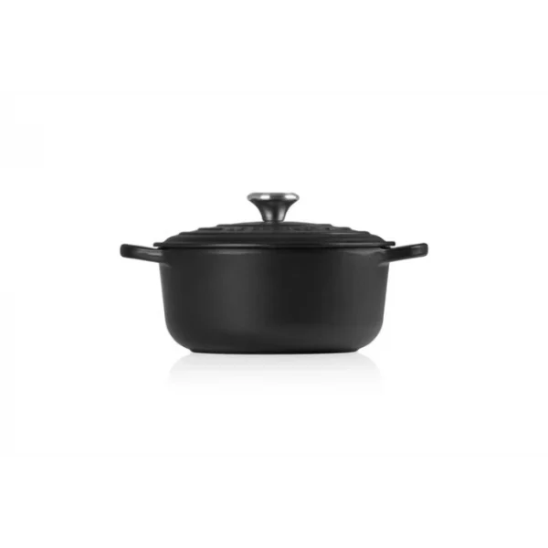 qualité supérieure Cocotte En Fonte Ronde 20 Cm Noir Mat Le Creuset Signature 3