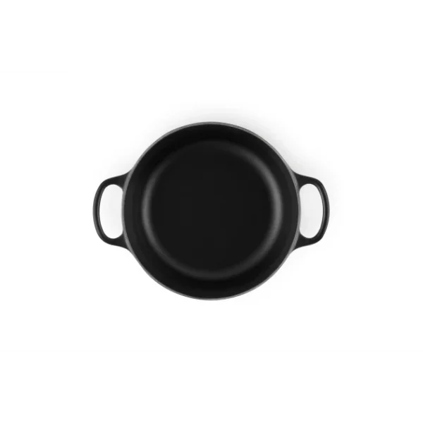 qualité supérieure Cocotte En Fonte Ronde 20 Cm Noir Mat Le Creuset Signature 5
