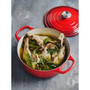 Cocotte En Fonte Ronde 24 Cm Cerise Le Creuset Signature Authenticité garantie 16
