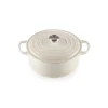 Neuve avec étiquette Cocotte En Fonte Ronde 26 Cm Meringue Signature Le Creuset 20