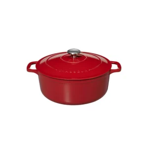 boutique Cocotte En Fonte Ronde 28 Cm Rouge Chasseur 9