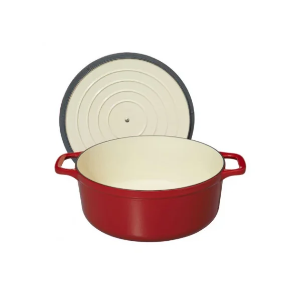 boutique Cocotte En Fonte Ronde 28 Cm Rouge Chasseur 4