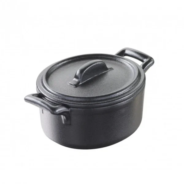 site en ligne Cocotte Ovale Noire 25cl Belle Cuisine Revol 1
