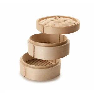 Nouvelle tendance Top 10 💯 Cuiseur Vapeur Bambou Ø 20 cm x H 23 cm Ibili ⭐ 6