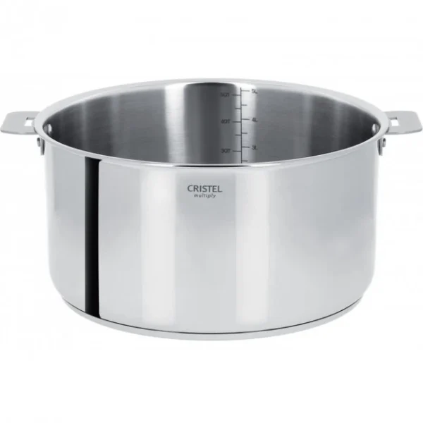 Faitout Casteline Ø 26 Cm Manche Amovible Inox Cristel a Prix Discount 1