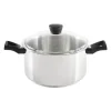 Faitout En Inox Avec Couvercle 24 Cm 5,7 L Expert Touch Pyrex nouveau produit 14