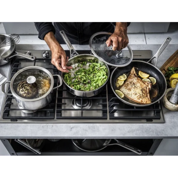 vente à bas prix Faitout Inox 24cm KitchenAid 4