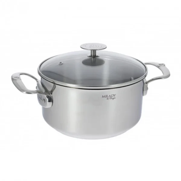 boutique pas cher Faitout Inox Avec Couvercle ø20 Cm Milady De Buyer 1