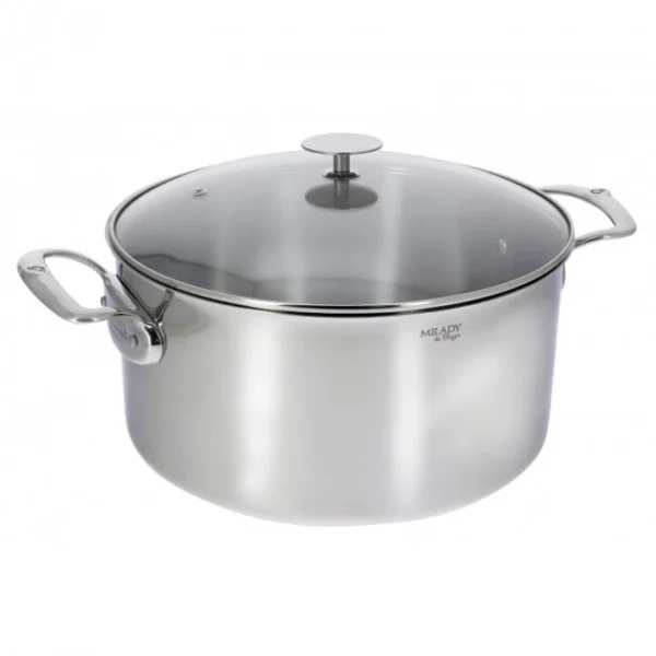 Faitout Inox Avec Couvercle ø28 Cm Milady De Buyer mode pas chere 1