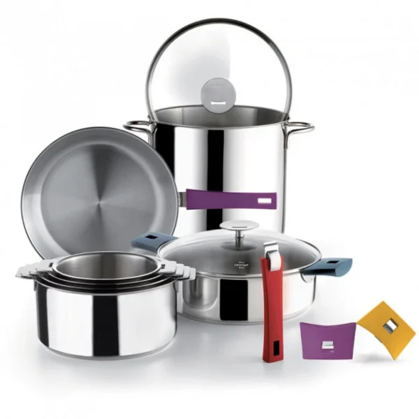 Faitout Mutine Ø 24 Cm Manche Amovible Inox Cristel De Qualité 4