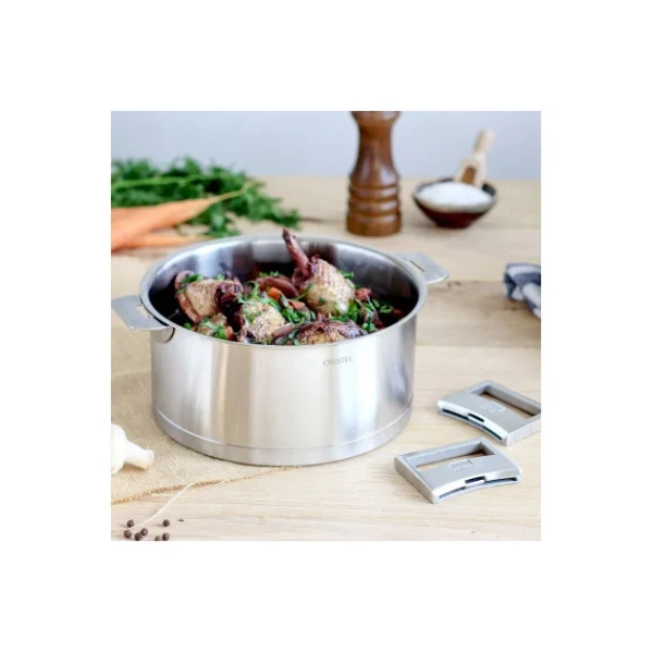 Faitout Ø 26 Cm Strate Amovible Inox Cristel boutiqued en ligne 4