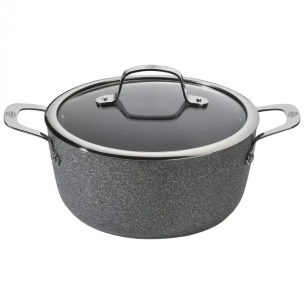 Faitout Pierre 16 Cm Avec Couvercle Salina Granitium Ballarini marque pas cher 1
