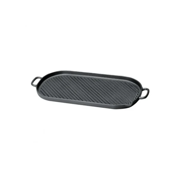 Gril En Fonte Ovale 44 X 20 Cm Noir Mat Chasseur meilleur service 1