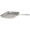 boutique pas cher Grill Carré Castel’Pro 30 Cm Poignée Fixe Inox Cristel 5