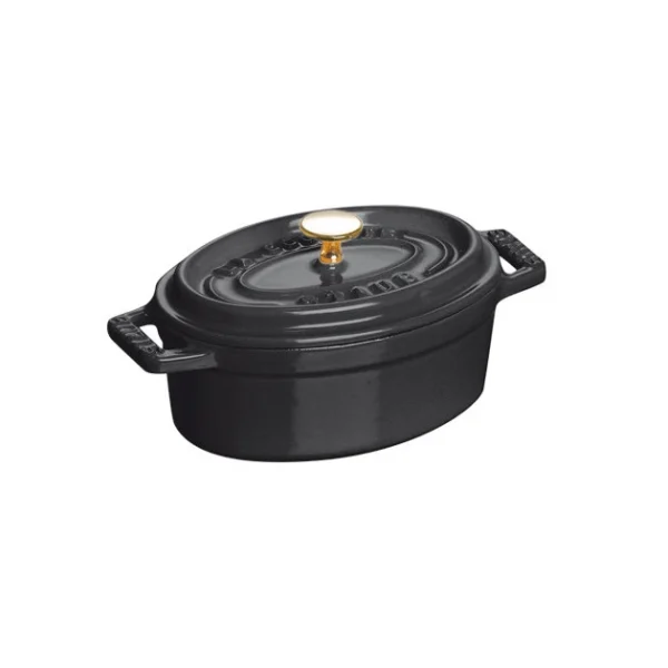 boutique Mini Cocotte Ovale 11 Cm Staub Fonte Noir 1