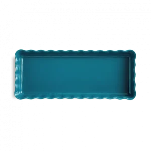 offre spéciale Nouveau 🌟 Moule à Tarte Rectangulaire en Céramique 15 x 36 cm Calanque Emile Henry ✔️ 9