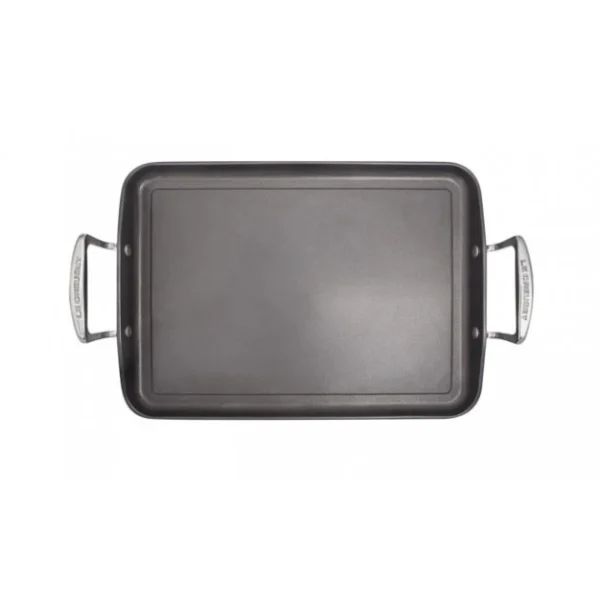 soldes officiel Plancha Géante Fonte D’aluminium 34 X 25 Cm Le Creuset 1