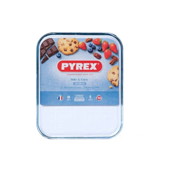 à prix d'occasion Top 10 💯 Plaque de Cuisson en Verre Rectangulaire 32 x 26 cm Bake & Enjoy Pyrex 👍 4