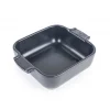 grande promotion Meilleure vente 🔥 Plat à Four Carré en Céramique Appolia 18 cm Ardoise Peugeot 😉 17