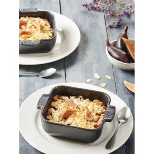 Promo 🔔 Plat à Four Carré en Céramique Appolia 18 cm Ecru Peugeot 🛒 guranteed de qualité 11