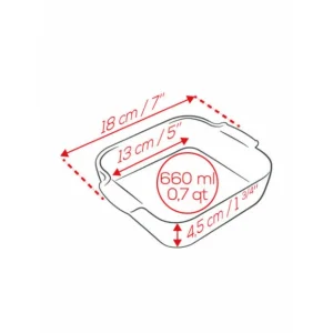 Promo 🔔 Plat à Four Carré en Céramique Appolia 18 cm Ecru Peugeot 🛒 guranteed de qualité 13