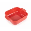 Meilleur prix 🎁 Plat à Four Carré en Céramique Appolia 18 cm Rouge Peugeot 😍 Authentic Original licence 19