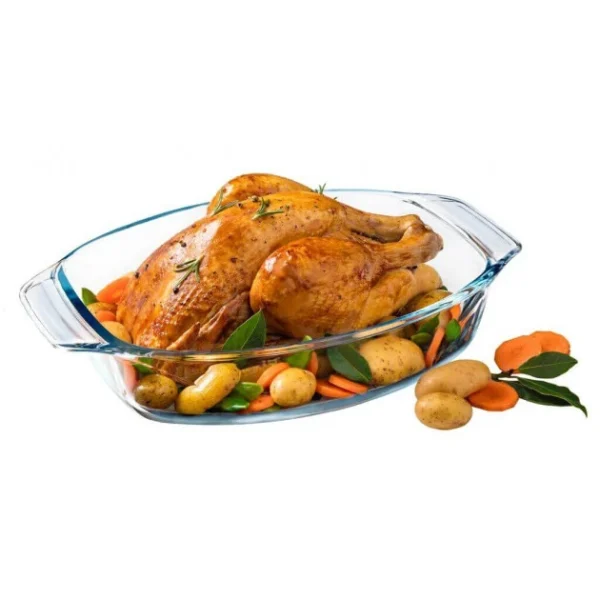 Plat à Four En Verre Ovale 35 X 24 Cm 2,8 L Irrésistible Pyrex destockage 3