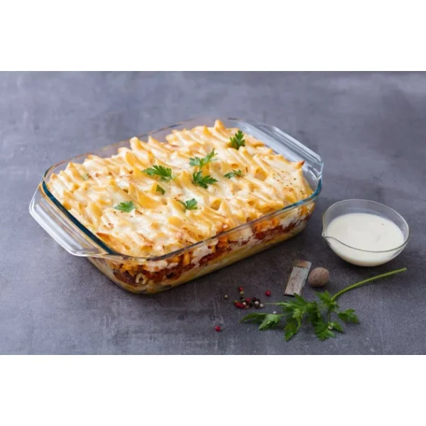 Budget 😍 Plat à Four en Verre Rectangulaire 31 x 20 cm 2,1 L Irrésistible Pyrex 👏 boutiqued pas cher 3